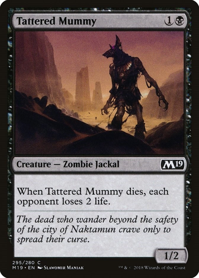 Tattered Mummy (295) (Core Set 2019)