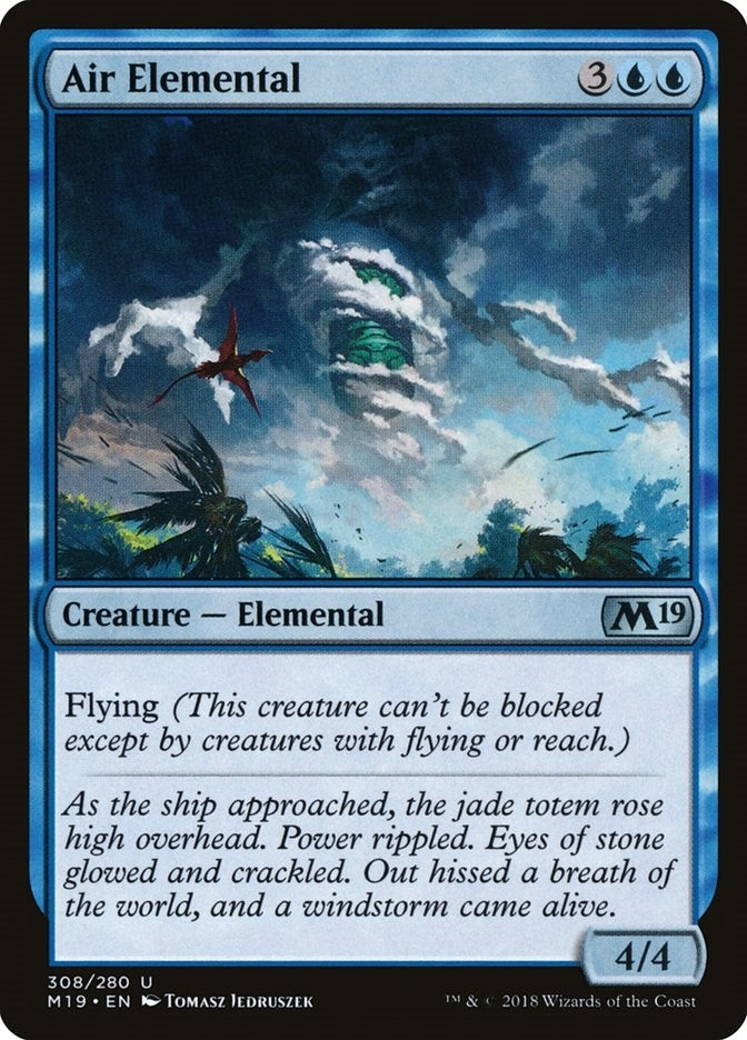 Air Elemental (308) (Core Set 2019)