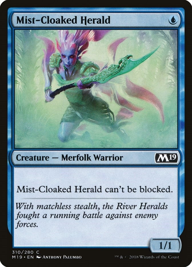 Mist-Cloaked Herald (310) (Core Set 2019)