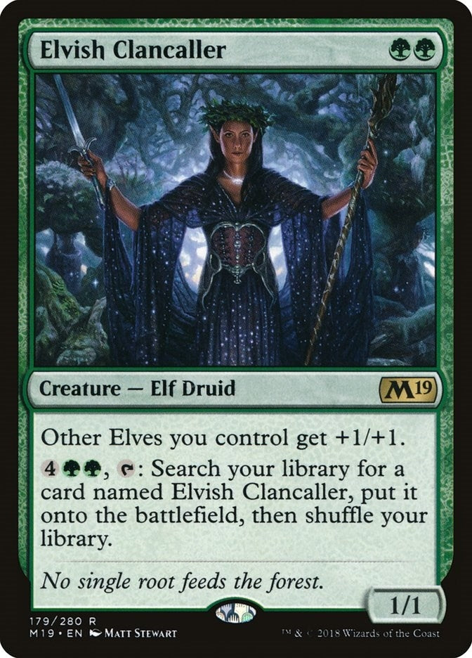 Elvish Clancaller (179) (Core Set 2019)