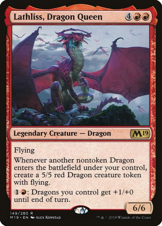 Lathliss, Dragon Queen (149) (Core Set 2019)
