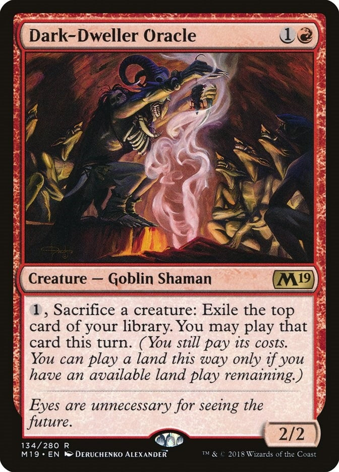 Dark-Dweller Oracle (134) (Core Set 2019)