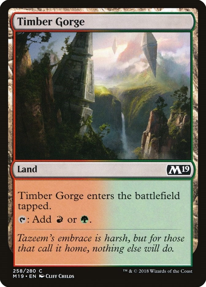 Timber Gorge (258) (Core Set 2019)