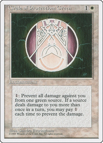 Circle of Protection: Green (Fourth Edition)