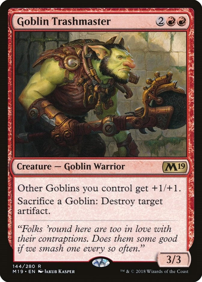 Goblin Trashmaster (144) (Core Set 2019)