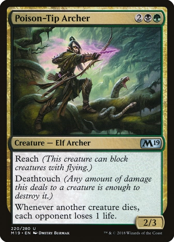 Poison-Tip Archer (220) (Core Set 2019)