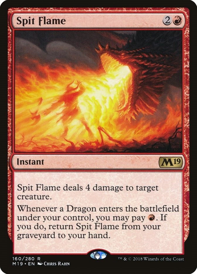 Spit Flame (160) (Core Set 2019)