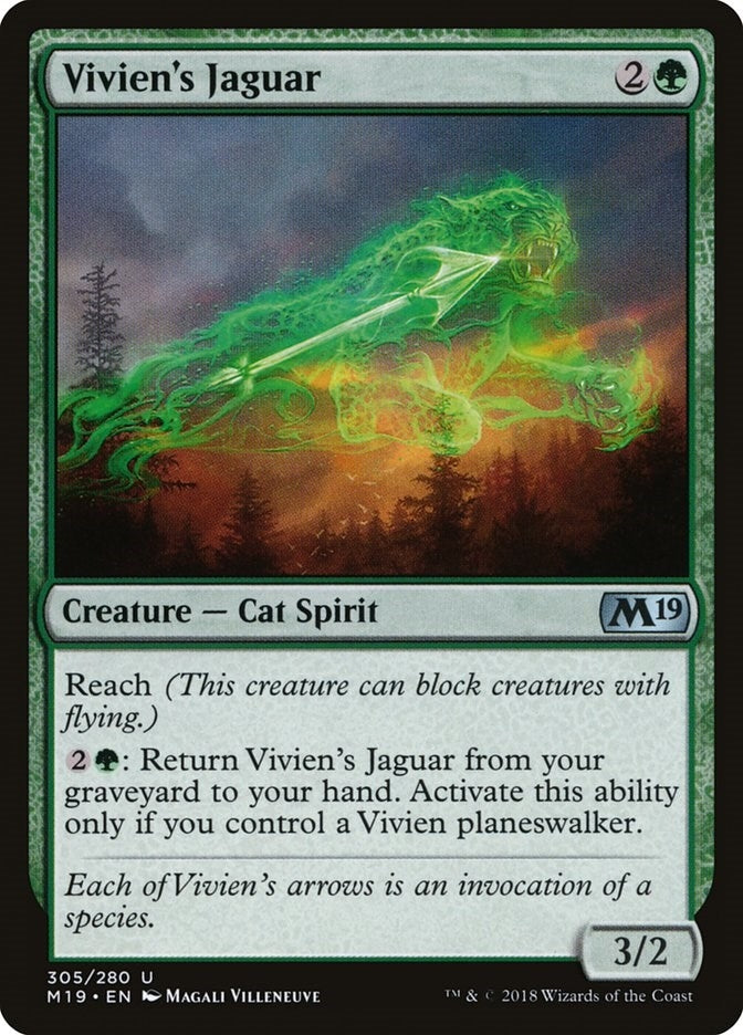 Image for Vivien's Jaguar (305) - Magic: The Gathering