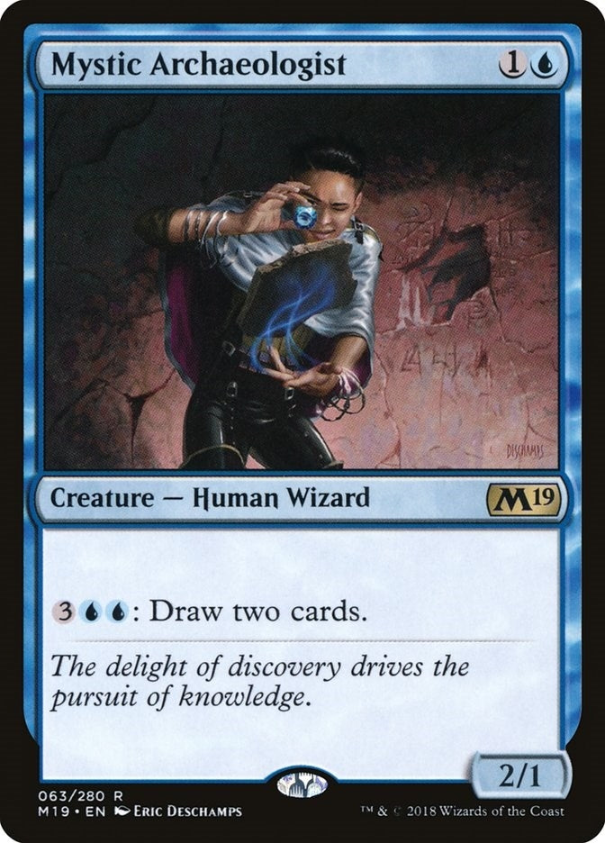 Mystic Archaeologist (63) (Core Set 2019)