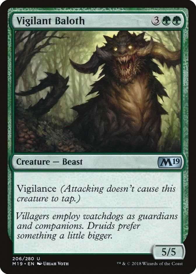 Image for Vigilant Baloth (206) - Magic: The Gathering