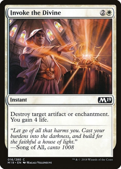 Invoke the Divine (16) (Core Set 2019)