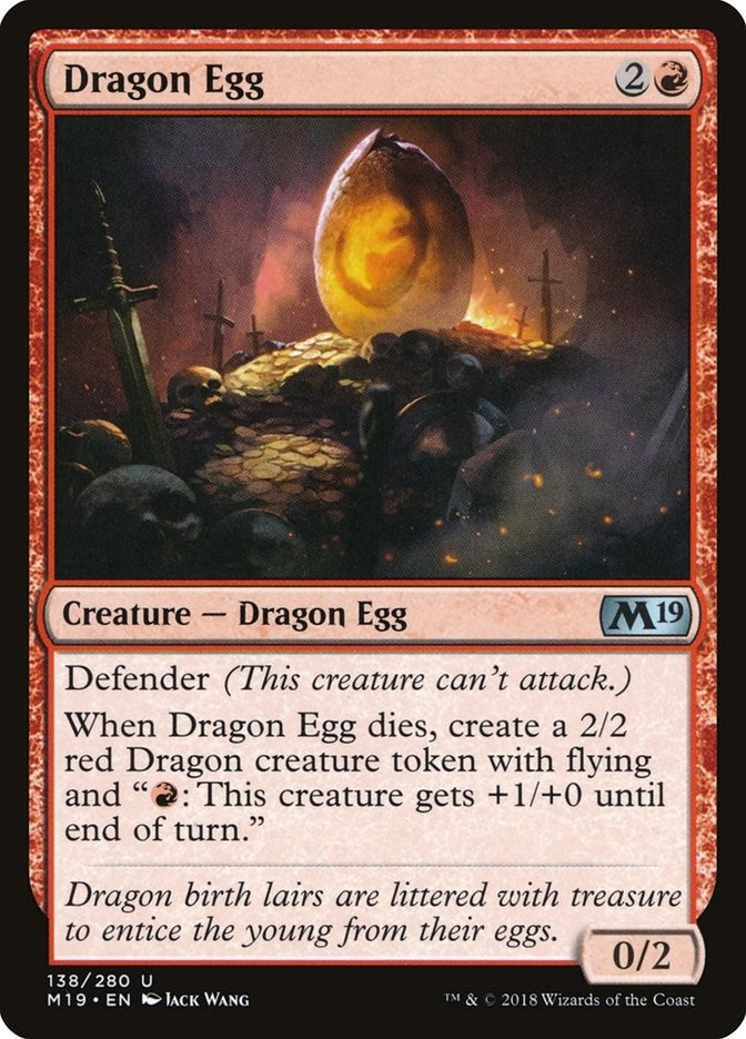 Dragon Egg (138) (Core Set 2019)