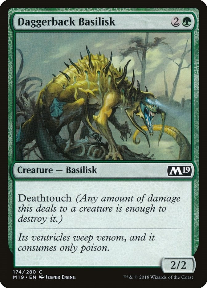 Daggerback Basilisk (174) (Core Set 2019)