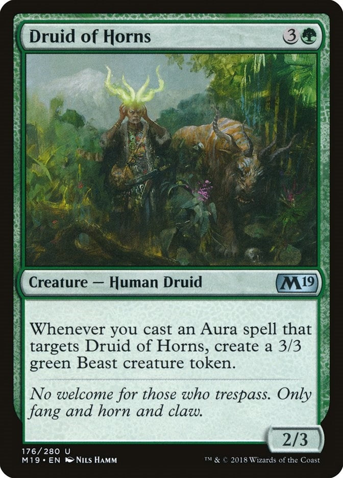 Druid of Horns (176) (Core Set 2019)