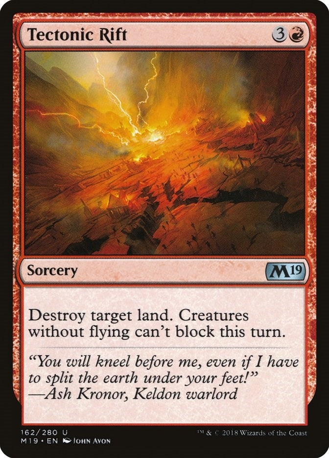 Tectonic Rift (162) (Core Set 2019)