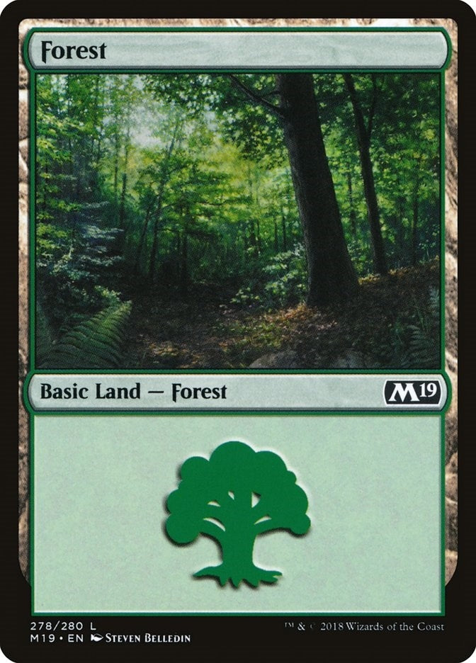 Forest (278) (278) (Core Set 2019)