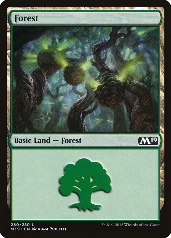 Forest (280) (280) (Core Set 2019)