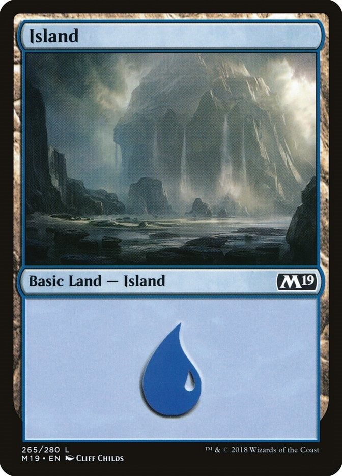 Island (265) (265) (Core Set 2019)