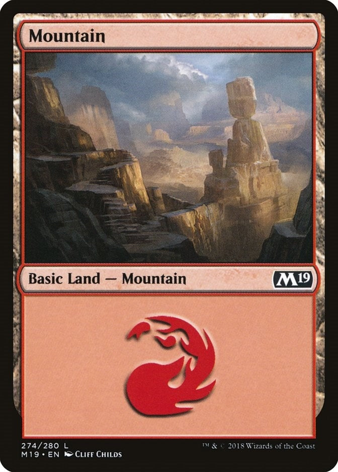 Mountain (274) (274) (Core Set 2019)