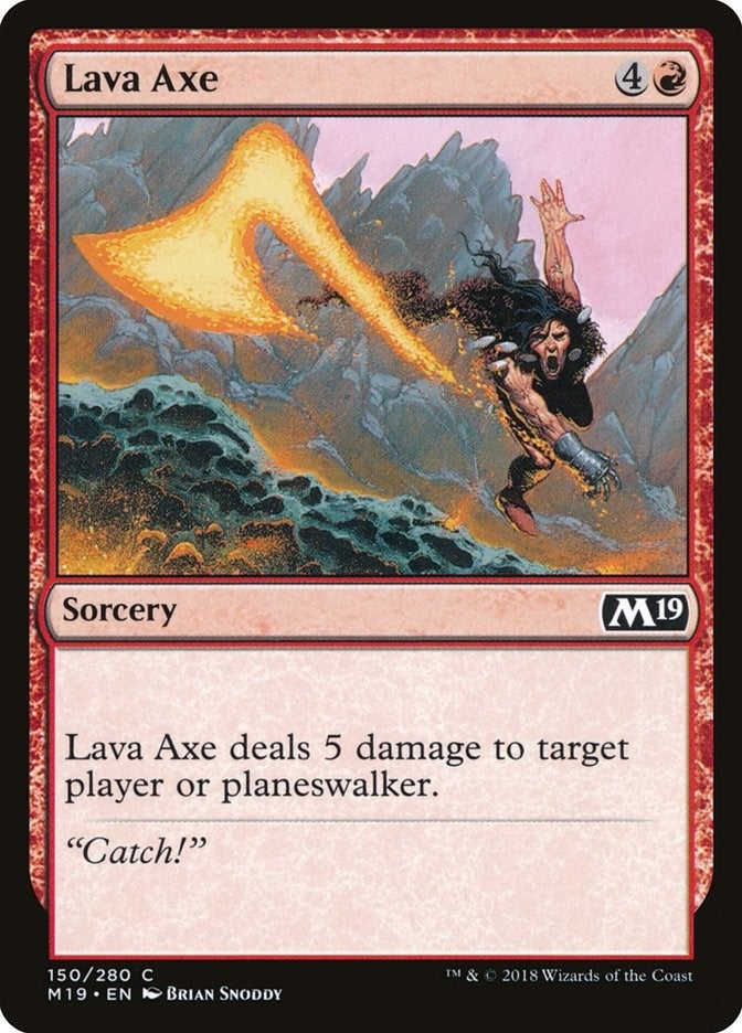 Lava Axe (150) (Core Set 2019)