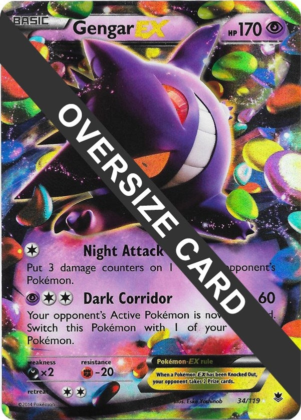 Image for Gengar EX (034/119) (Jumbo Cards) - Pokemon