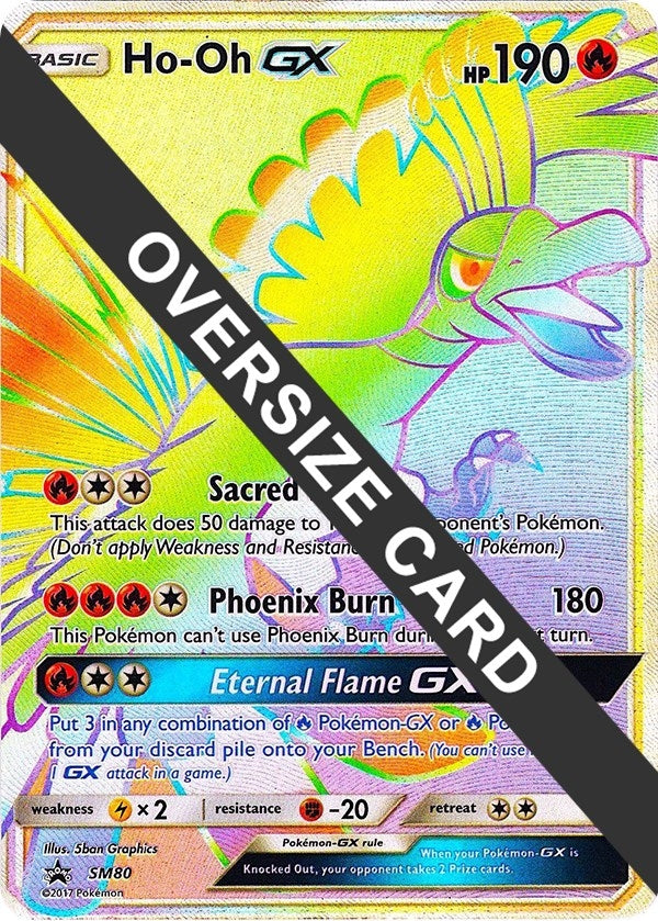 Image for Ho-Oh GX - SM80 (SM Black Star Promo) (SM80) (Jumbo Cards) - Pokemon