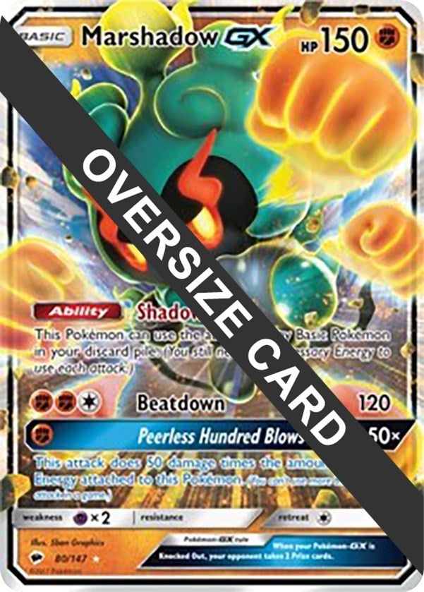 Image for Marshadow GX (080/147) (Jumbo Cards) - Pokemon