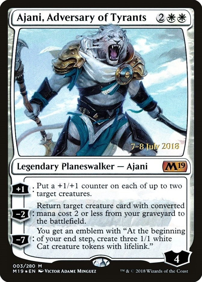 Ajani, Adversary of Tyrants (3) (Prerelease Cards)
