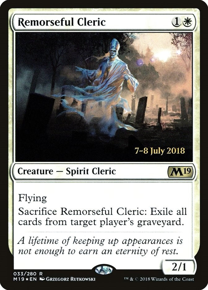 Remorseful Cleric (33) (Prerelease Cards)