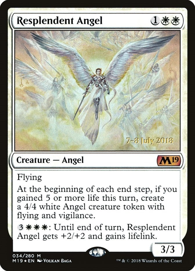 Resplendent Angel (M19) (34) (Prerelease Cards)