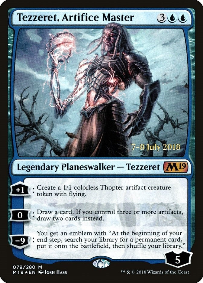 Tezzeret, Artifice Master (79) (Prerelease Cards)