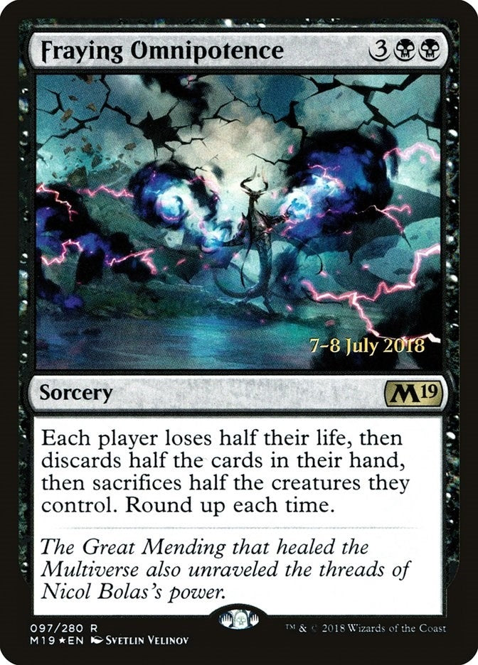 Fraying Omnipotence (97) (Prerelease Cards)