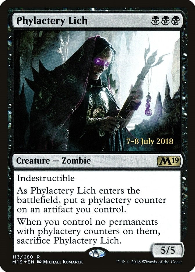 Phylactery Lich (113) (Prerelease Cards)