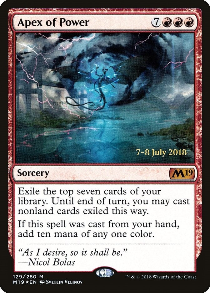 Apex of Power (129) (Prerelease Cards)