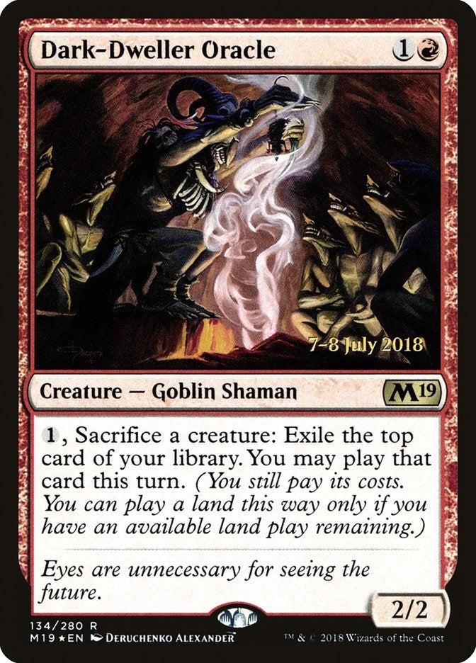 Dark-Dweller Oracle (134) (Prerelease Cards)