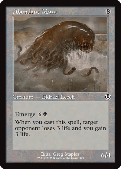 Abundant Maw (Retro Frame) (329) (Innistrad Remastered)