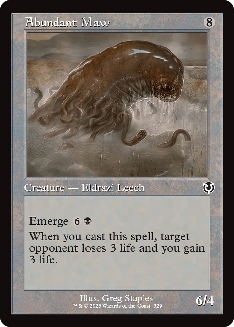 Abundant Maw (Retro Frame) (329) (Innistrad Remastered)