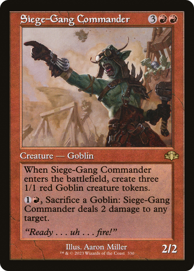 Siege-Gang Commander (DMR-330) - Dominaria Remastered