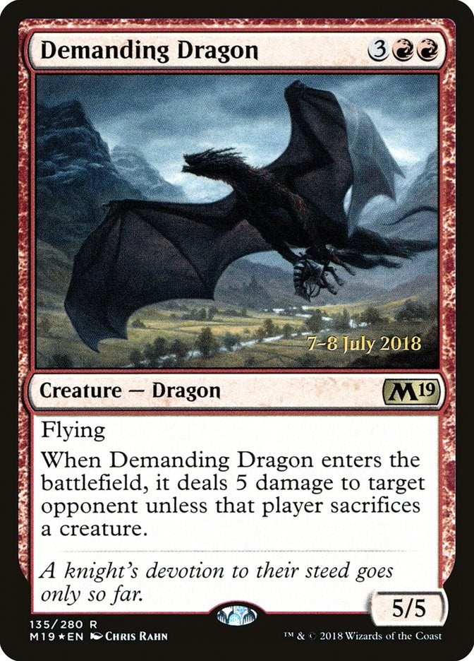 Demanding Dragon (135) (Prerelease Cards)