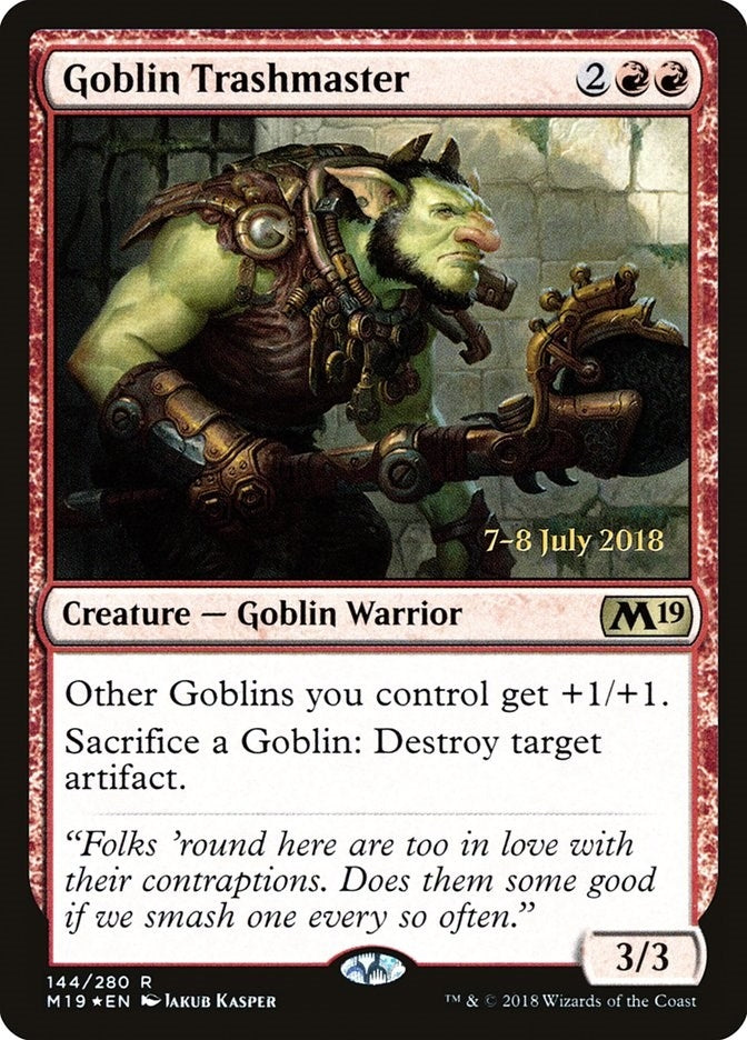 Goblin Trashmaster (144) (Prerelease Cards)