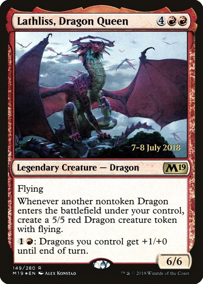Lathliss, Dragon Queen (149) (Prerelease Cards)