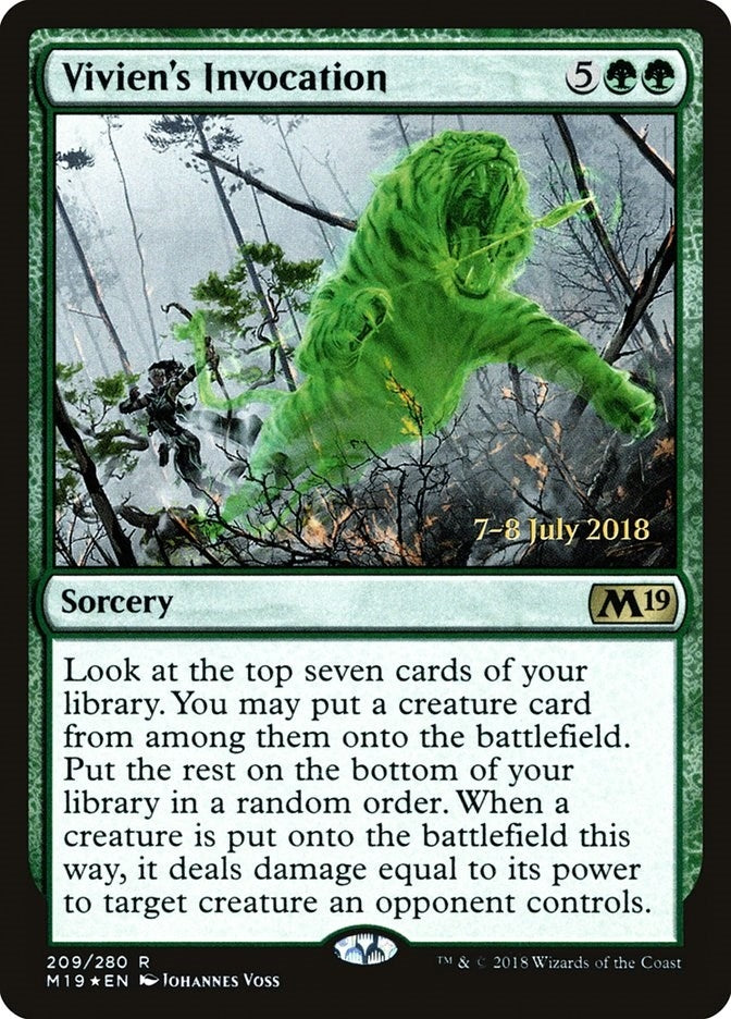 Image for Vivien's Invocation (209) - Magic: The Gathering