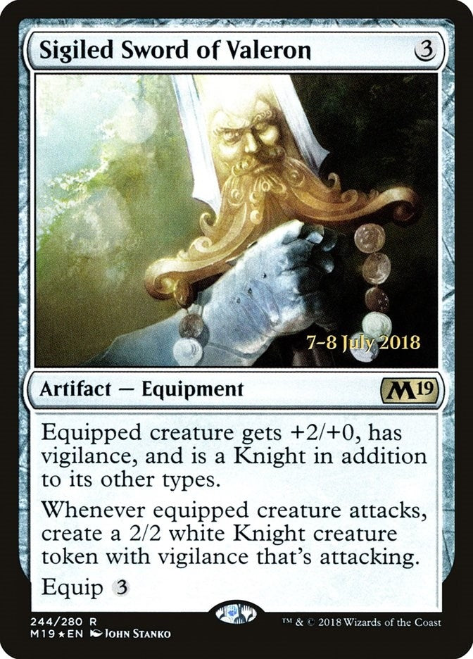 Sigiled Sword of Valeron (244) (Prerelease Cards)