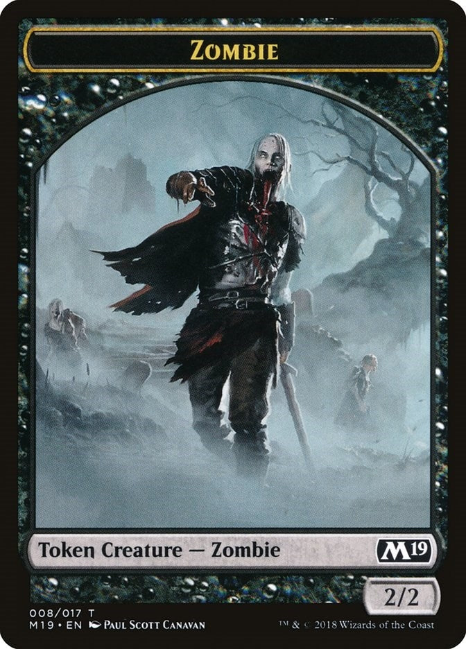 Zombie Token (8) (Core Set 2019)