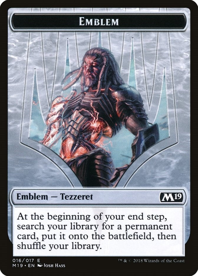 Emblem - Tezzeret, Artifice Master (16) (Core Set 2019)