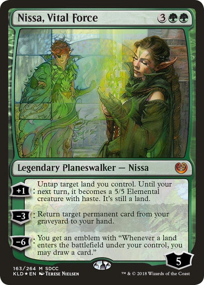 Nissa, Vital Force (SDCC 2018 Exclusive) (163) (Media Promos)