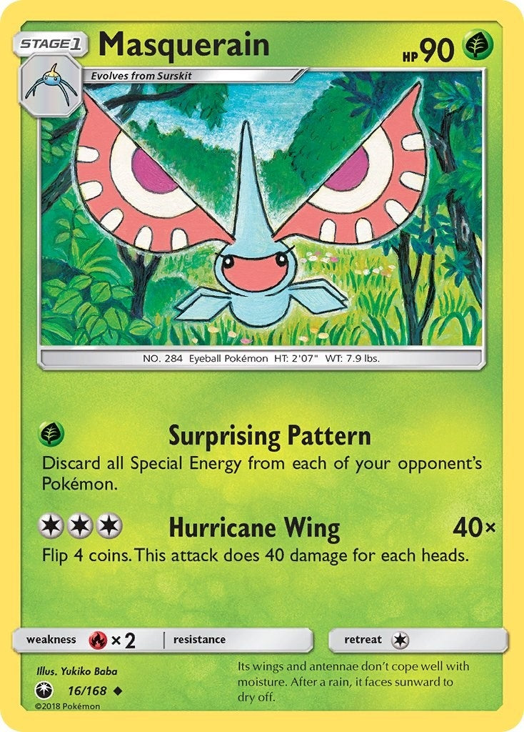 Image for Masquerain (16/168) (SM - Celestial Storm) - Pokemon