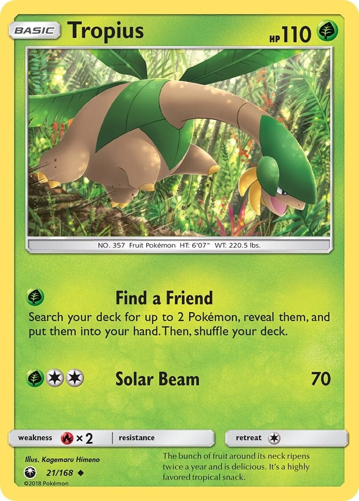 Image for Tropius (21/168) (SM - Celestial Storm) - Pokemon