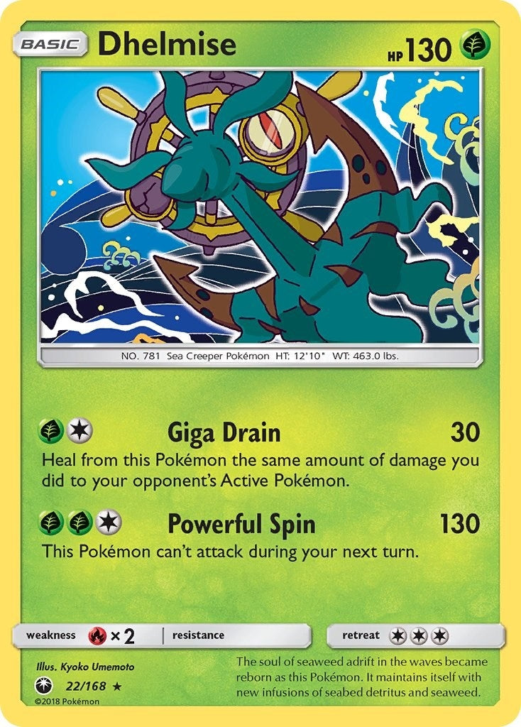 Image for Dhelmise (22/168) (SM - Celestial Storm) - Pokemon