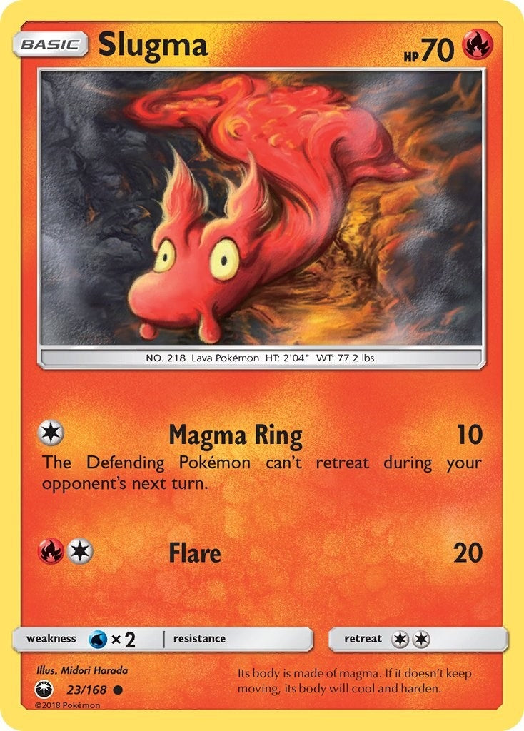 Image for Slugma (23/168) (SM - Celestial Storm) - Pokemon